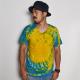 Hanes��US/S/S Tie Dye V-Neck T-Shirt�ʥإ��� V�ͥå�T����ġ˥֥롼�ߥ������� [n-8340]