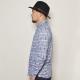 Vans/Travers Ikat Stripe Oxford ShirtsʥХ åȥȥ饤ץåġ˥֥롼 [n-9884]