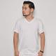 Calvin Klein/V-Neck T-Shirt�ʥ���Х󥯥饤�� V�ͥå�T����ġ˥ۥ磻�� [a-0160]