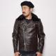 Vanson��US/9C Customized Riders Jacket(�Х󥽥�ߥ��� �饤���������㥱�å�)�֥饦�� [a-0468]