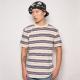 Vans/Breman Border T-ShirtʥХ ޥܡTġ˥ʥޥ [a-1091]