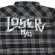 Loser Machine/Loser Flannel Shirt/Black [n-3462]