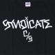 Syndicate Barber Shop/C/S T-shirt�ʥ��󥸥����ȥС��С�����å� T����ġ˥֥�å� [n-4263]