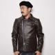 Vanson��US/9C Customized Riders Jacket(�Х󥽥�ߥ��� �饤���������㥱�å�)�֥饦�� [a-0468]