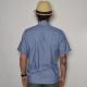 Red Kap��US/Mexican Rug Flap Chambray Shirt�ʥ�åɥ���åסߥ��� �����)�饤�ȥ֥롼�ߥ١����� [n-7062]