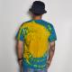 Hanes��US/S/S Tie Dye V-Neck T-Shirt�ʥإ��� V�ͥå�T����ġ˥֥롼�ߥ������� [n-8340]