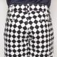 Cut-Rate/Diamond Checker Short Pants�ʥ��åȥ쥤�� �����å������硼�ȥѥ�ġ˥ۥ磻�ȡߥ֥�å� [n-9125]