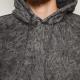 American Tie Dye Factory/Acid Wash Pullover Hoodie（アメリカンタイダイファクトリー アシッドウォッシュパーカー）ブラック [n-9819]|スウェット