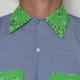 Red KapUS/Bandana Flap Chambray Shirtʥåɥåסߥ ġ˥饤ȥ֥롼ߥ꡼ [n-7095]