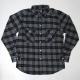 Loser Machine/Loser Flannel Shirt/Black [n-3462]