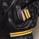 American Spirit Wear/Satin Award Jacket（アメリカンスピリットウェア サテンジャケット）ブラック×イエロー [n-9485]|New ジャケット|ジャケット