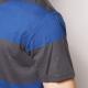 Vans/Wylie Border T-shirt（バンズ ボーダーTシャツ）ブルー×グレー [a-0875]|無地 Ｔシャツ|ショートスリーブTシャツ