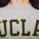 Champion/UCLA Crew Neck T-Shirt/T1011（チャンピオン UCLAクルーネックTシャツ）グレー×ネイビー×イエロー [a-0839]