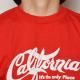 70-80's Replica/California Logo Pocket T-Shirt（レプリカ カリフォルニアポケットTシャツ）レッド [a-0916]|プリント Ｔシャツ|ショートスリーブT
