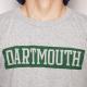 Champion/College Crew Neck T-Shirt/T1011（チャンピオン カレッジクルーネックTシャツ）グレー×グリーン [a-0935]|プリント Ｔシャツ|ショートスリーブT