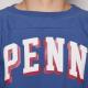 Champion/College 3/4 Sleeve Football T-Shirts/T1011（チャンピオン カレッジフットボールTシャツ）ブルー×ホワイト×レッド [a-1216]|プリント
