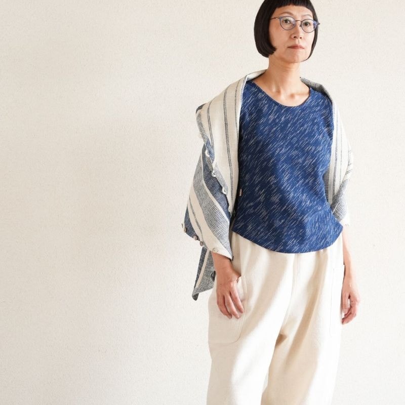 エルフモールうさとの服ストール ベージュと青のストライプ(スカートも可能) カテゴリーから選ぶ,スカート,すべてのスカート | Usaato