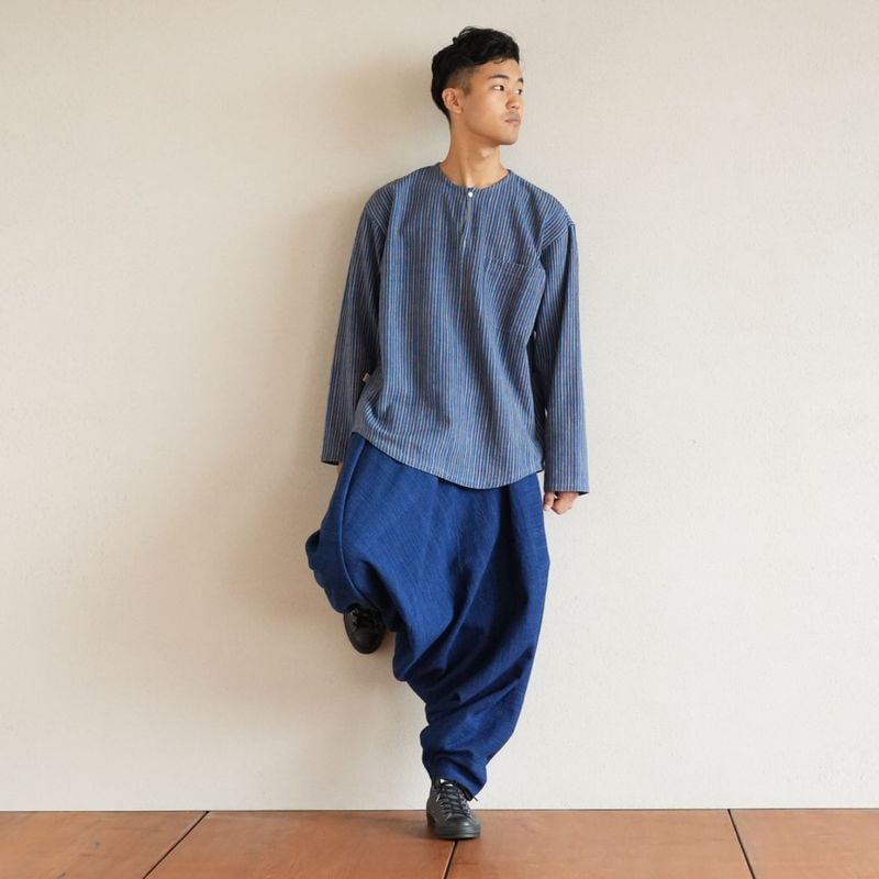 うさとの服　藍染め　ジャケット　M~L 染めから選ぶ,Indigo dyes（藍染め） | Usaatoオンラインショップ