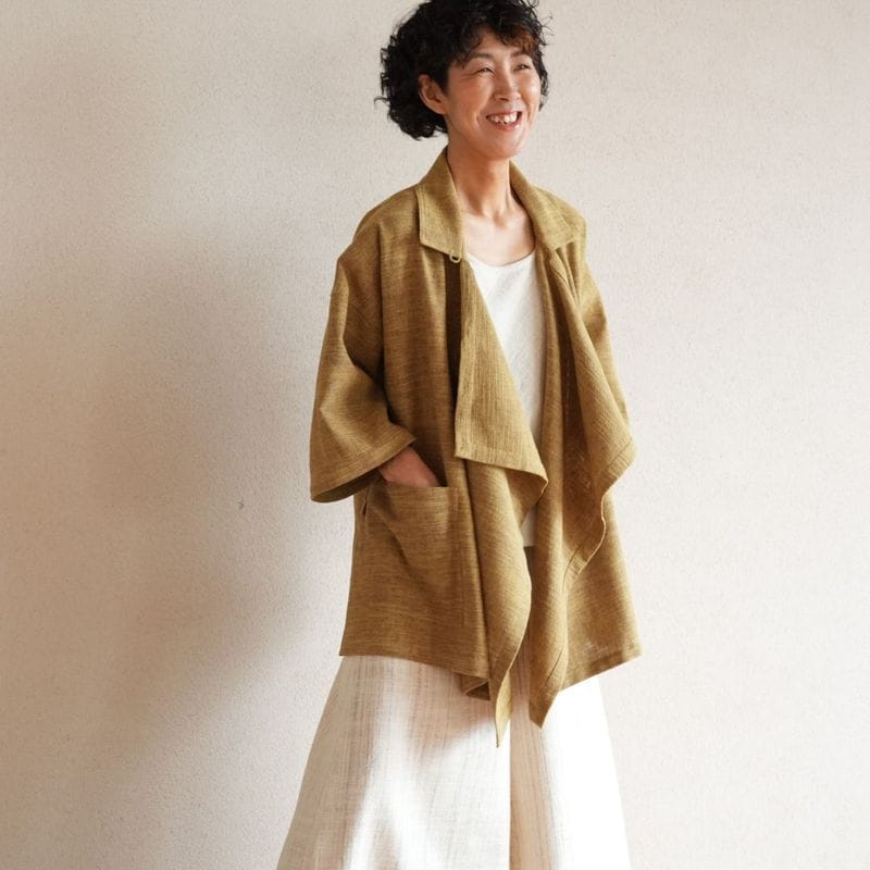 うさとの服 usaato ヘンプ100 上下ジャケット カーディガン カテゴリーから選ぶ,トップス,ジャケット | Usaatoオンラインショップ
