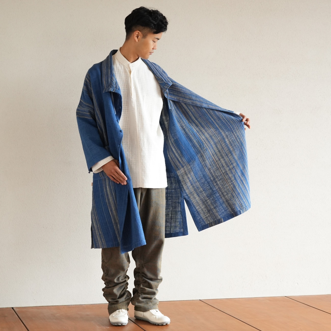 うさと　usaato はおりジャケットsize6 草木染め＆藍染め ジャケットsize6 | 染めから選ぶ,Natural & Indigo dyes（草木染