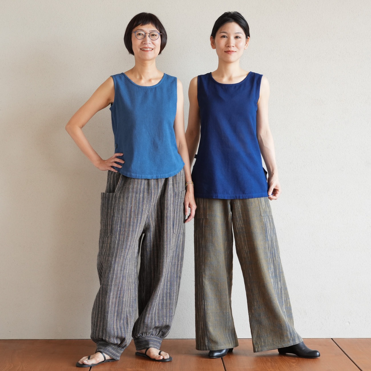 日本で染めた藍染めタンクトップsize4 | 新商品 | Usaatoオンライン