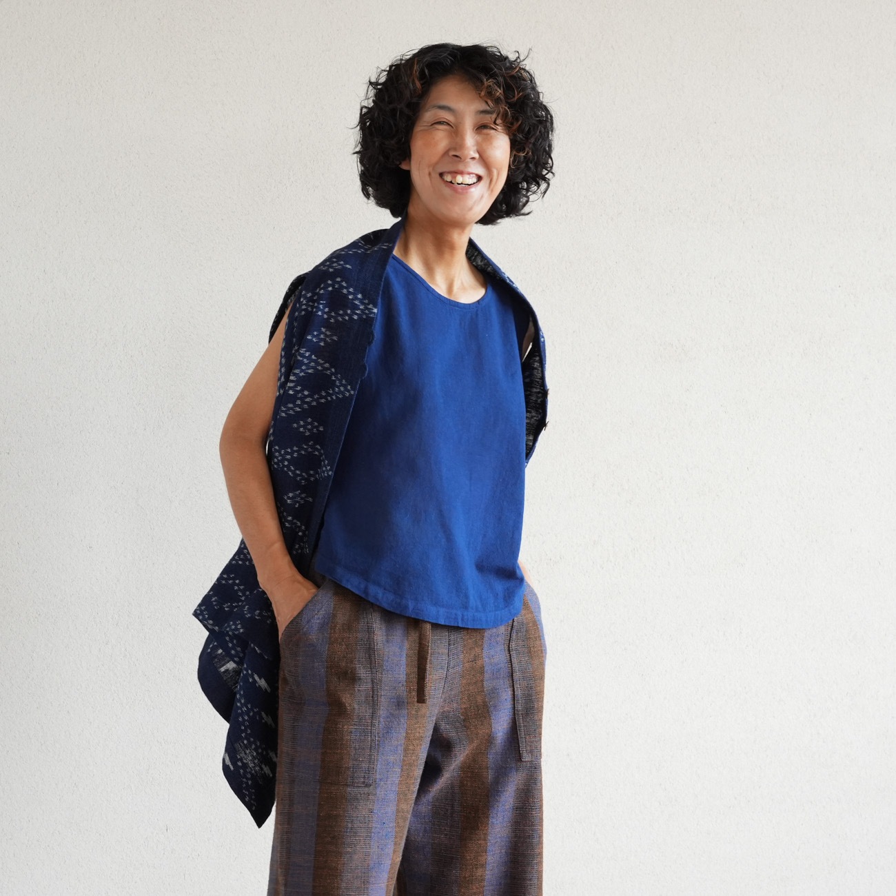日本で染めた藍染めタンクトップsize4 | 新商品 | Usaatoオンライン