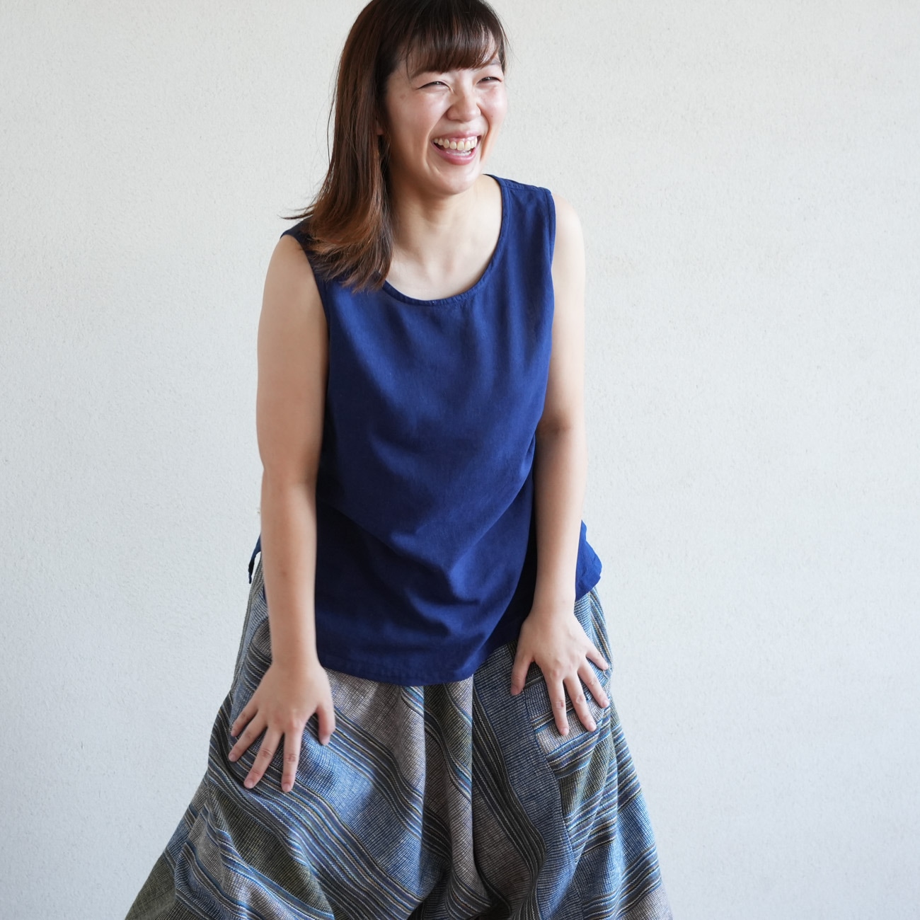 日本で染めた藍染めタンクトップsize4 | 新商品 | Usaatoオンライン