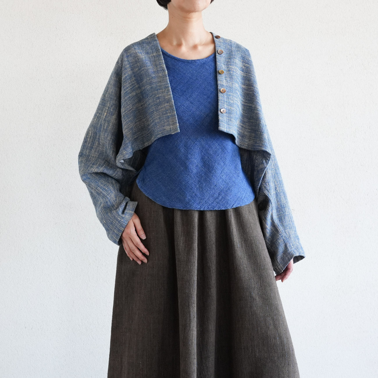 うさとの服　前後ジャケット　サイズ6　この生地！！！ご縁がある方へ 前後ジャケットsize6 | 素材から選ぶ,Cotton（綿） | Usaato