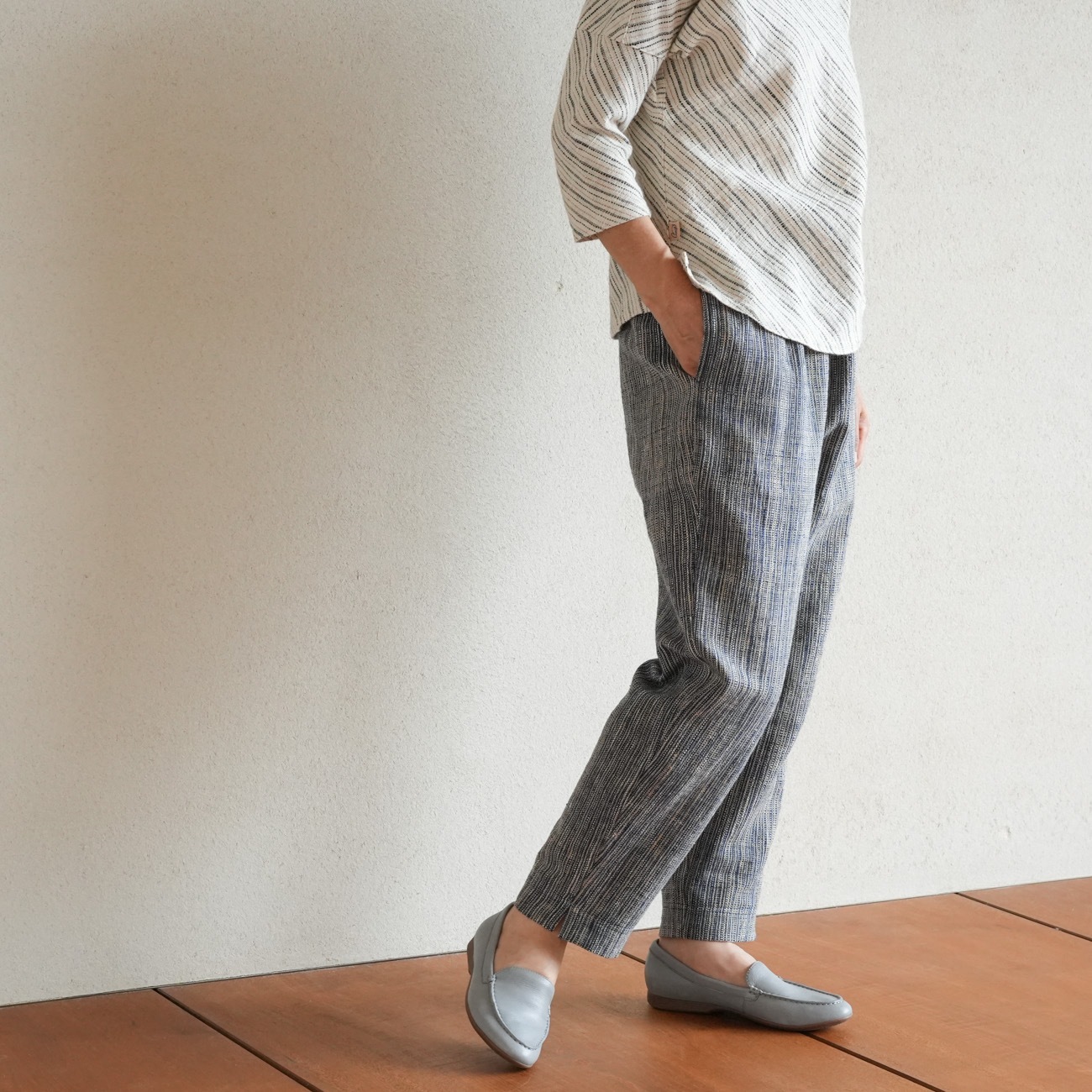 うさとの服　usatto　藍染　黒　パンツ　サイズ2 パンツsize2 | 新商品 | Usaatoオンラインショップ