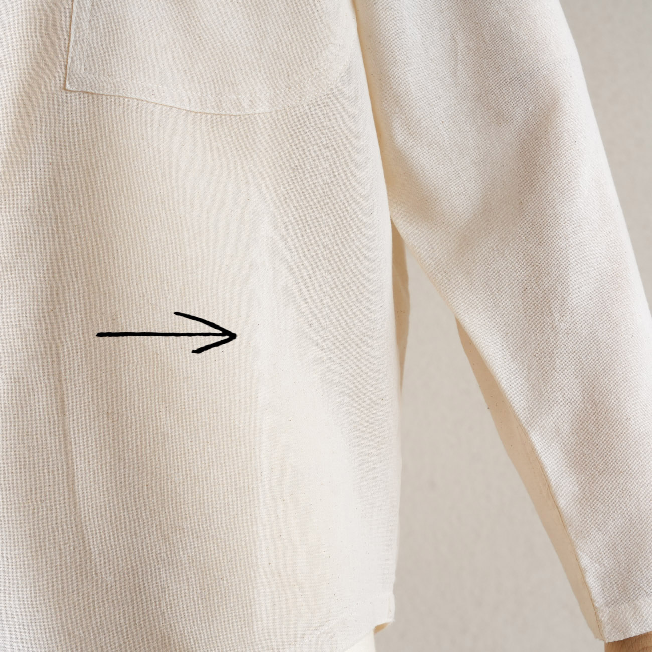 機械織りインナートップスsize4 | 染めから選ぶ,Natural colour（生成