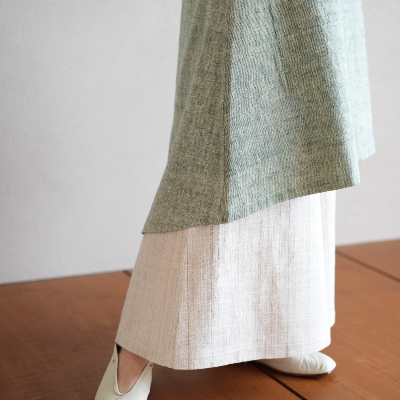 週末お値下げ☆うさとの服　usaato ノースリーブワンピ　サイズ４ ベージュ ワンピースsize4 | 新商品 | Usaatoオンラインショップ