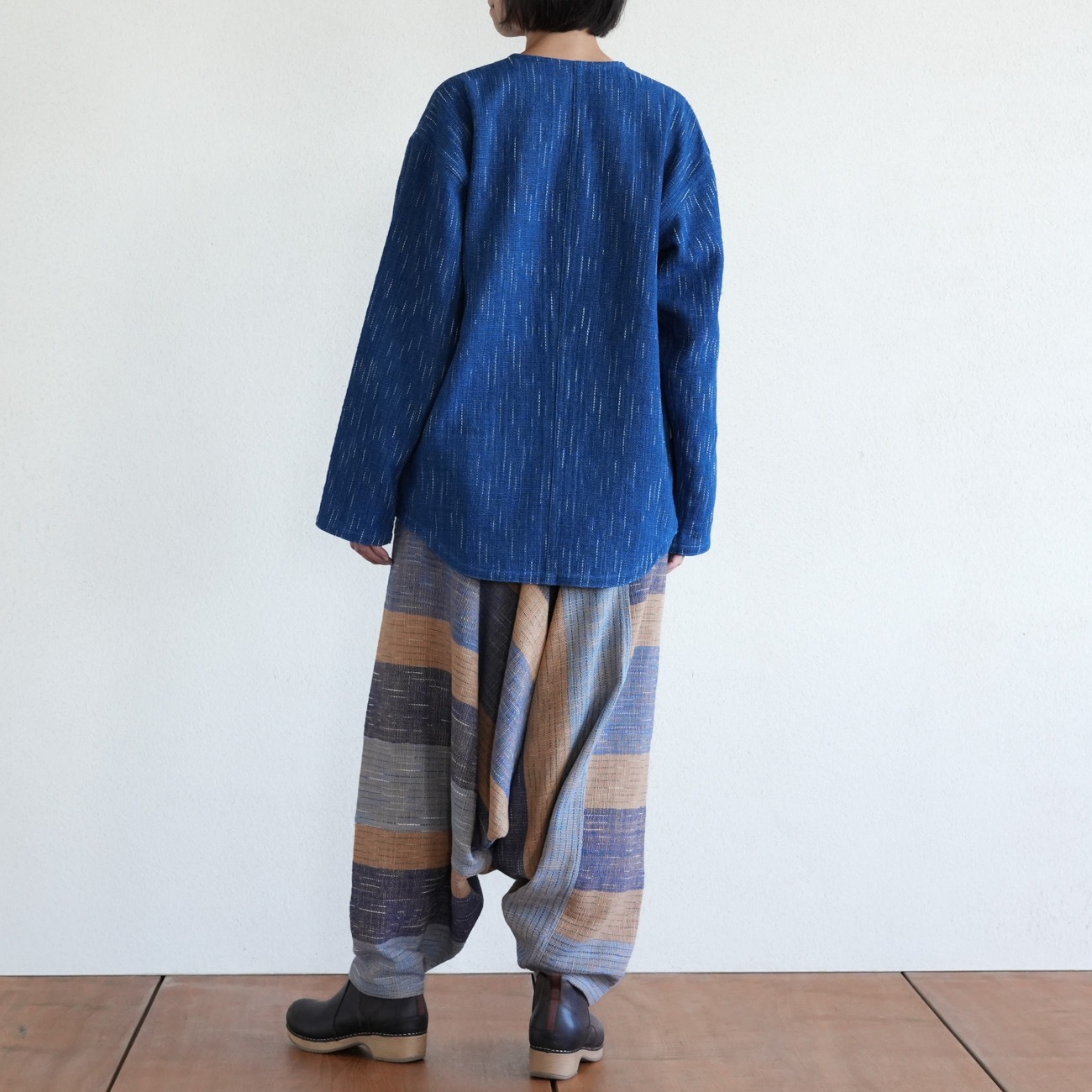 うさと　usaato はおりジャケットsize6 草木染め＆藍染め ジャケットsize6 | 染めから選ぶ,Natural & Indigo dyes（草木染