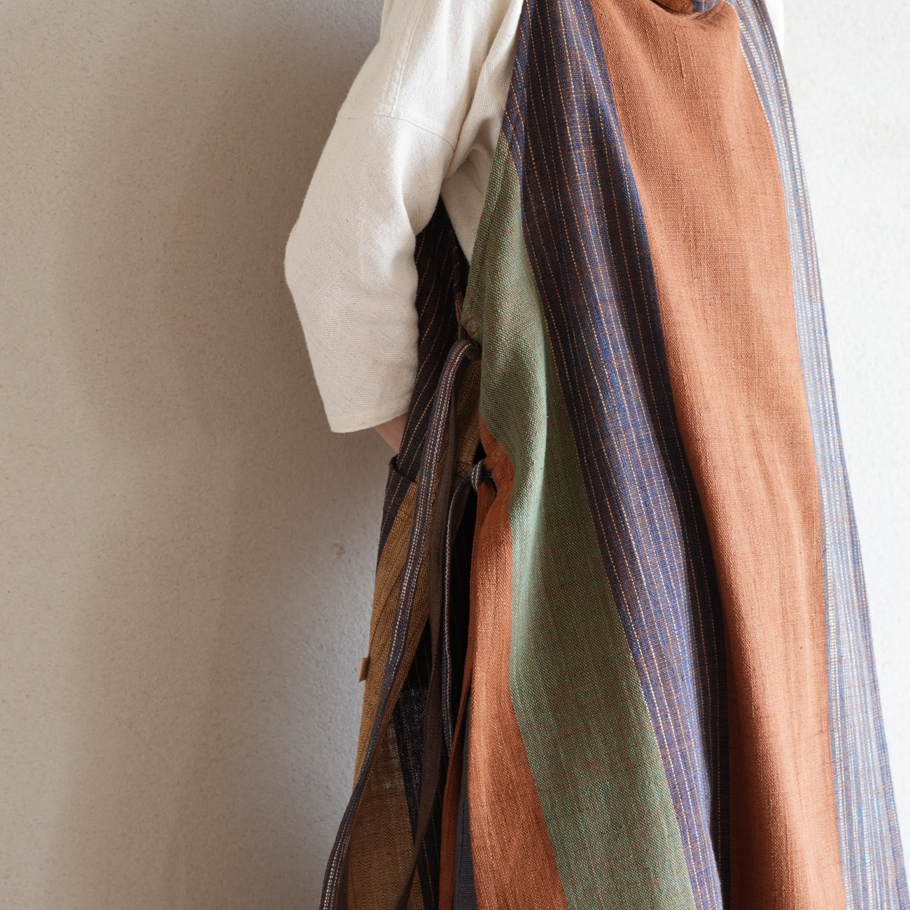 エプロンワンピースsize4 | 染めから選ぶ,Natural & Indigo dyes