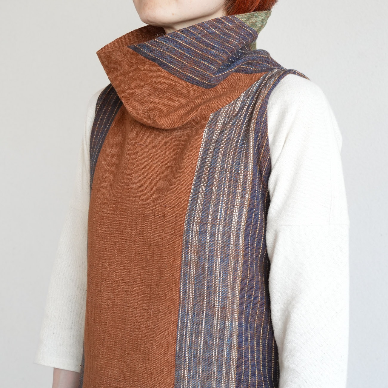 エプロンワンピースsize4 | 染めから選ぶ,Natural & Indigo dyes