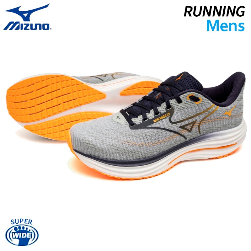 （値下げ可）未使用品　ミズノ　スペシャルオーダーランニングシューズ MIZUNO ウエーブライダー28スーパーワイド WAVERIDER28SW