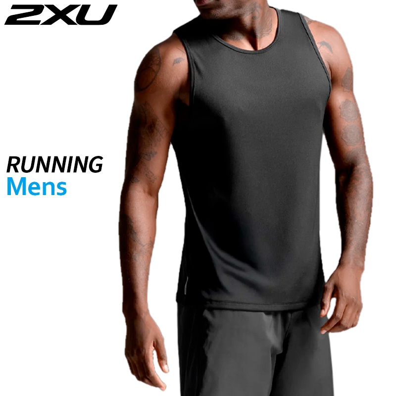 2XU ツータイムズユー エアロタンク MR7440A-BLK/SRF メンズ