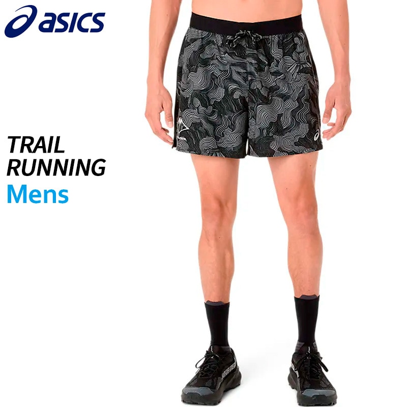 アシックス asics FUJITRAIL 5インチプリントショーツ 2011D526-001