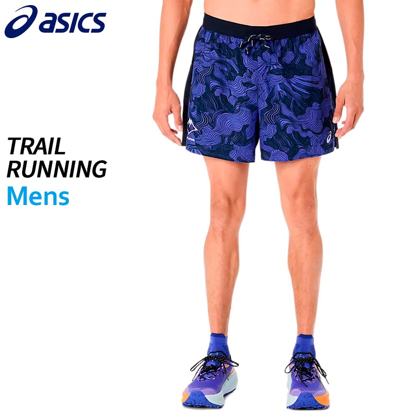 アシックス asics FUJITRAIL 5インチプリントショーツ 2011D526-400