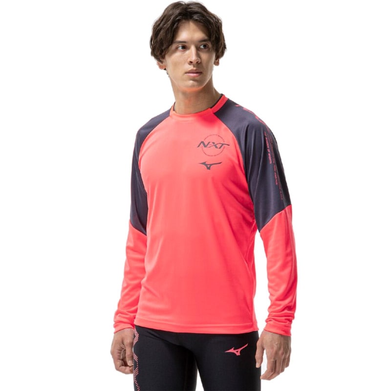 ミズノ MIZUNO N-XTロングTシャツ オデッセイグレー U2MAC50261 ユニ