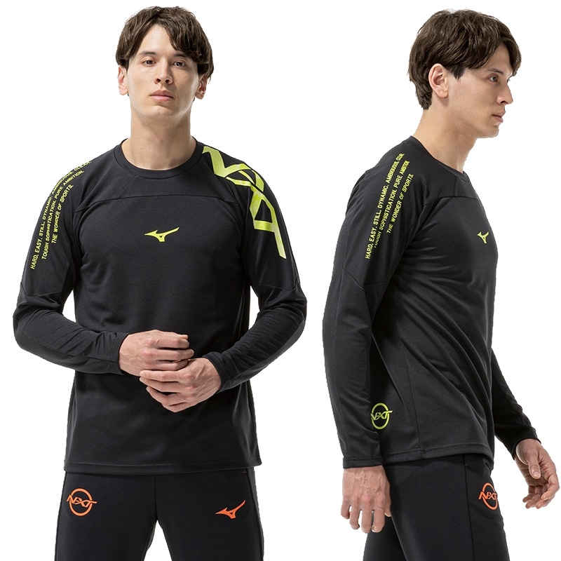 もょもと ミズノ MIZUNO N-XT Tシャツ ブラック 32JAD74009 ユニセックス マルチ