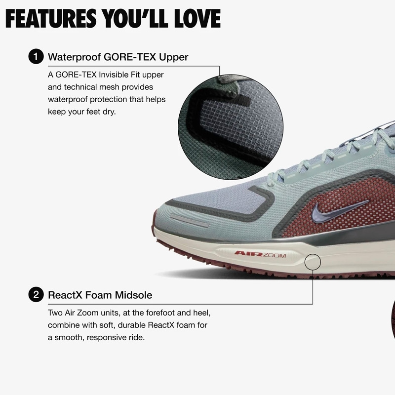 ナイキ NIKE エア ズーム ペガサス 41 GORE-TEX FQ1356-003 メンズ