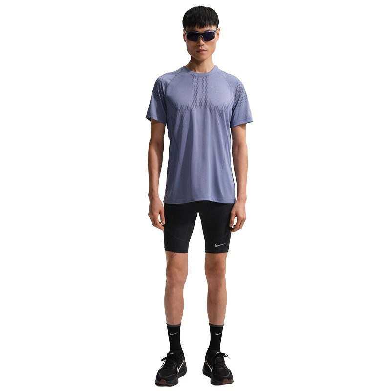 新色NIKE メンズランニング ハーフタイツ　ナイキ ADV ナイキ NIKE Dri-FIT ストライド ハーフ タイツ IF2041-010 メンズ