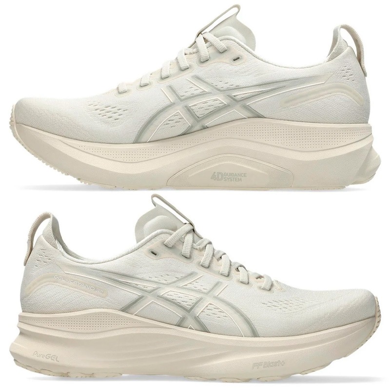 【値下げ】ASICS ゲルカヤノ32 ランニングシューズ 白色 25㎝ ASICS アシックス ランニングシューズ ゲルカヤノ 32 エキストラ