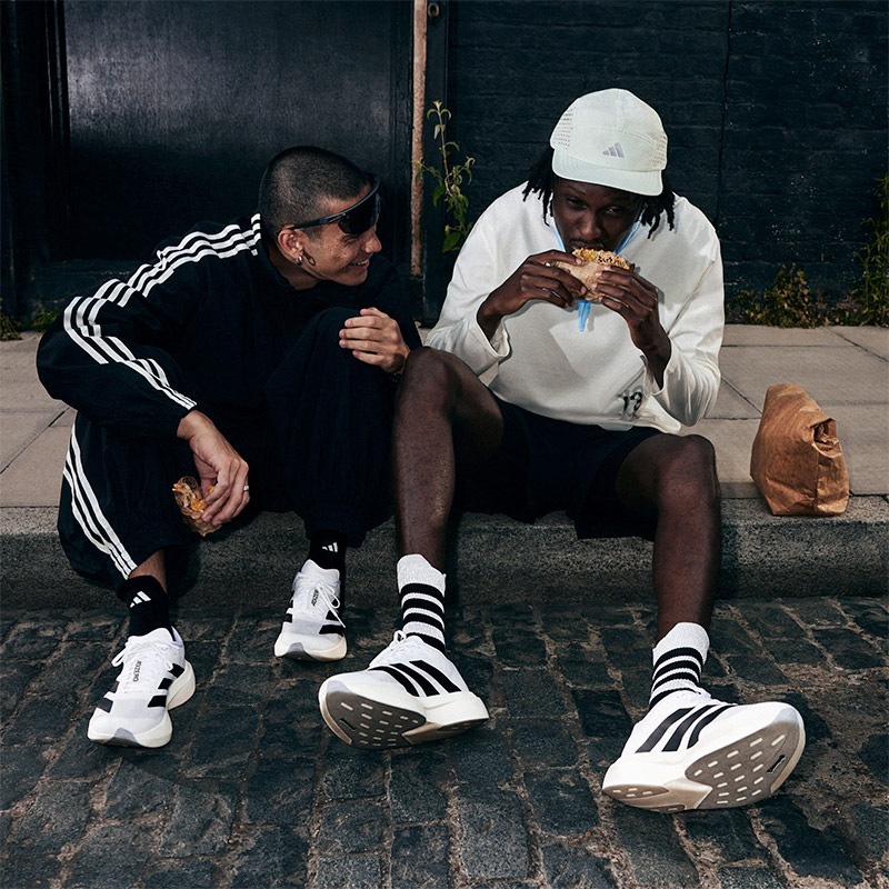 NEW adidas Adizero Evo SL White Black | Men Sizes 8 - 14