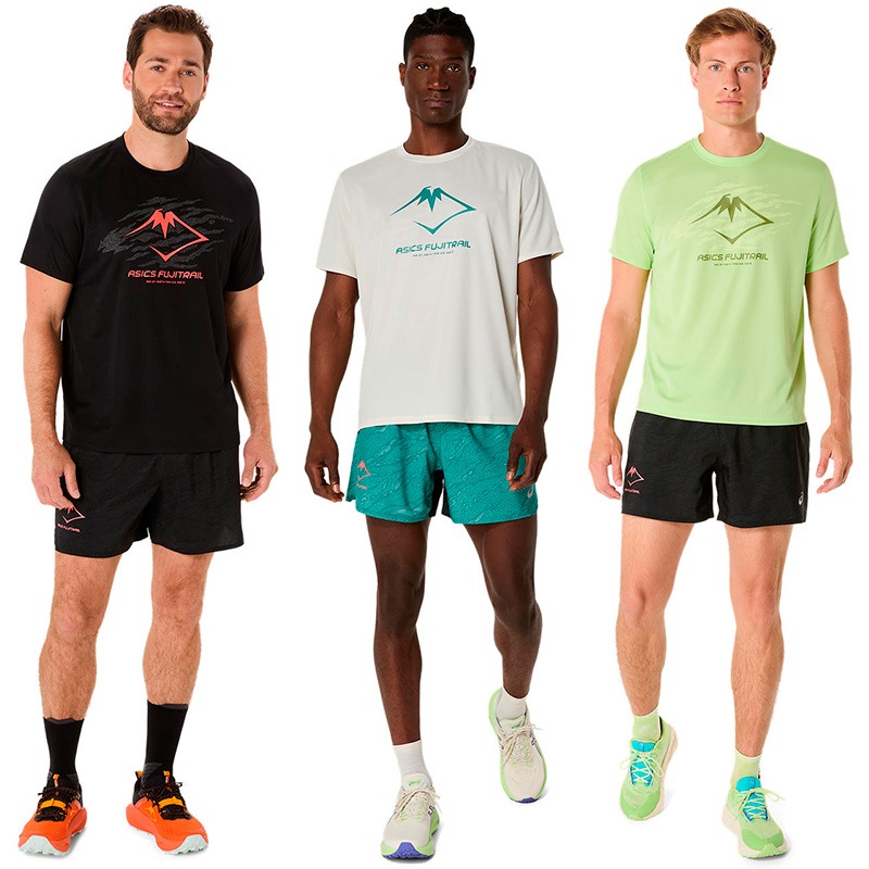 SALE】アシックス asics FUJITRAIL ロゴ半袖シャツ 2011C981 メンズ