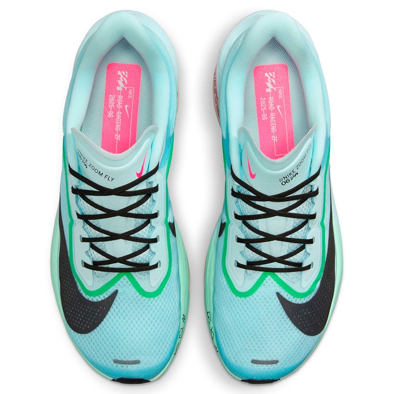 NIKE ZOOM FLY 黒/青/赤 New Nike Zoom Fly Bright Crimson Black Blue Fox Size 7