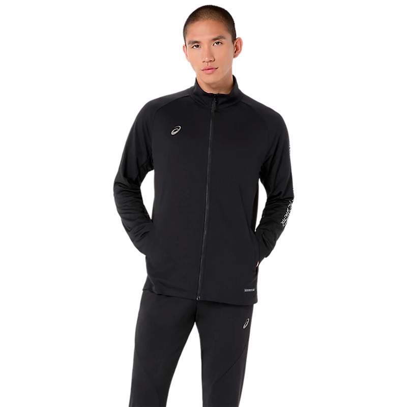 アシックス asics ドライストレッチニットジャケット 2033C028-001