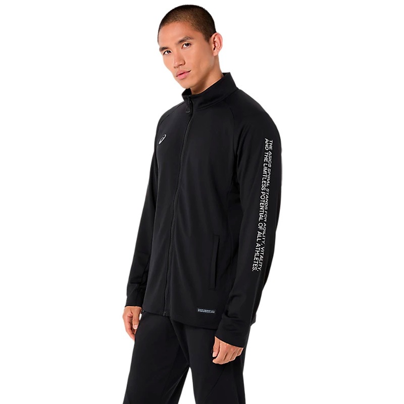 アシックス asics ドライストレッチニットジャケット 2033C028-001