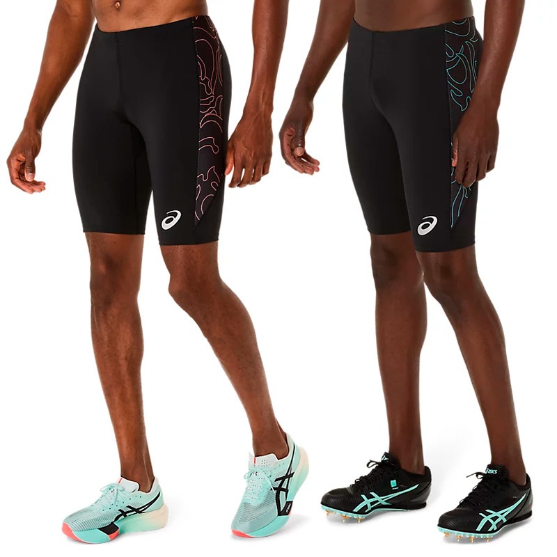 ド*チ様 asics SPEED TIGHT M 黒 SPEED LONG DISTANCE HALF TIGHT | パフォーマンスブラック