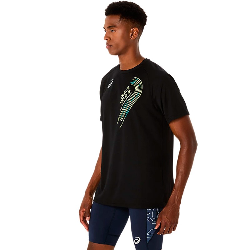 SALE】アシックス asics トラック プラクティス グラフィック半袖